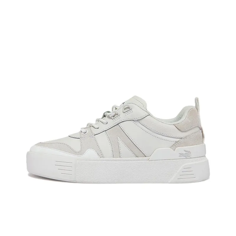 LACOSTE Low Top Skateboard Shoes Women's White-0