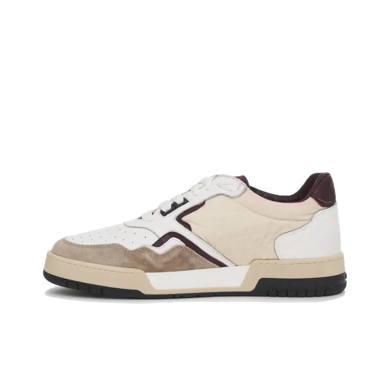 RHUDE Low Top Skateboard Shoes Men's Brown-0