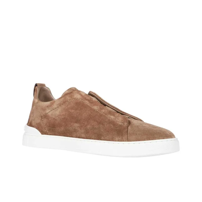 Zegna Suede Low-top Sneakers-2