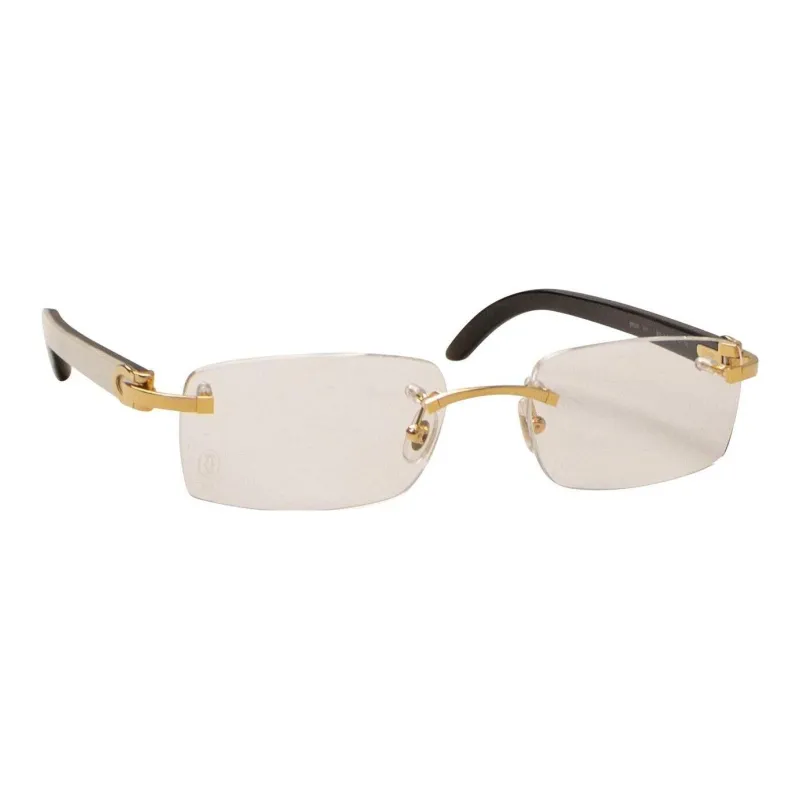 Cartier Rimless Rectangular Frame Glasses-1