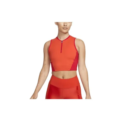 Nike Tank Tops Women's Orange Red