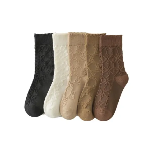MIIOW Women's Mid-Calf Socks