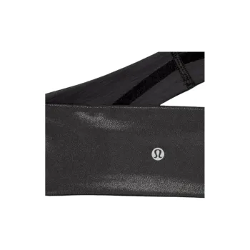 Lululemon Sweatbands Lace-Up Radiation Foil Printing Black Women's