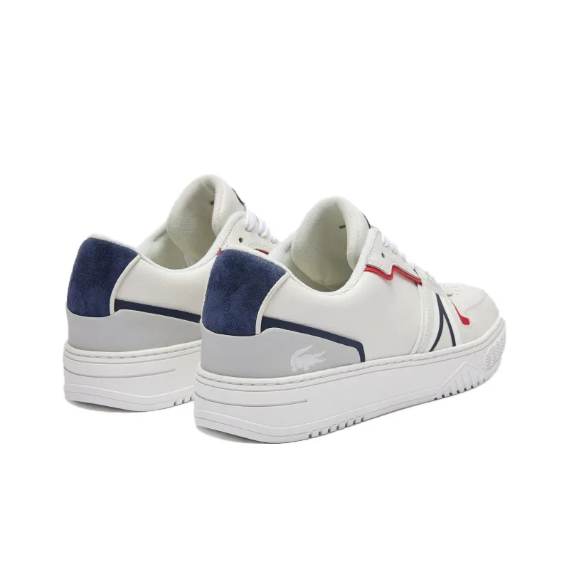 LACOSTE Low Top Skateboard Shoes Men's White-2