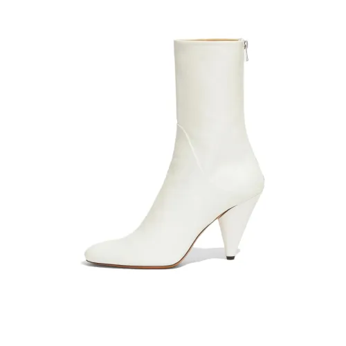 PROENZA SCHOULER Cone 85mm Leather Ankle Boots