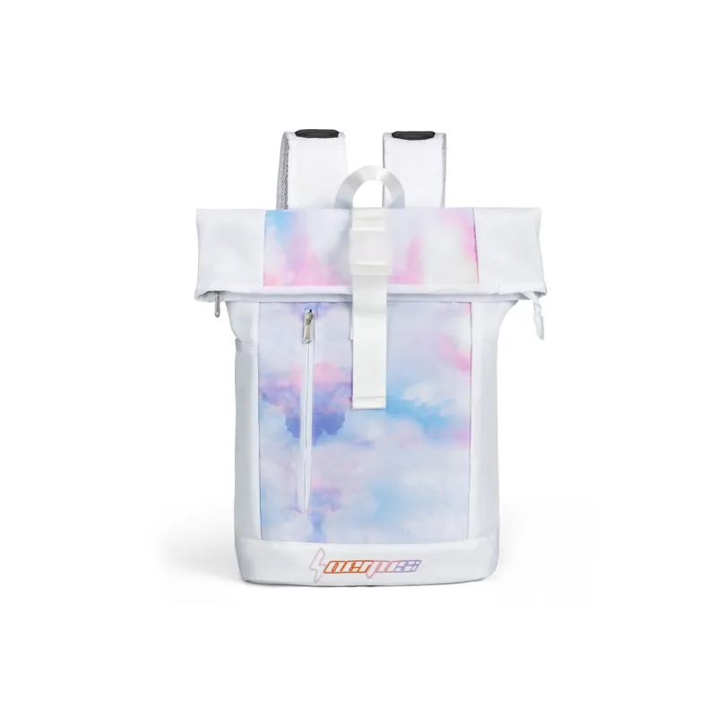 LOVERPUSS Polyester Backpack Unisex Dazzling White-1