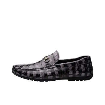 CKVUSAMG Gommino Loafers Unisex Orange Red