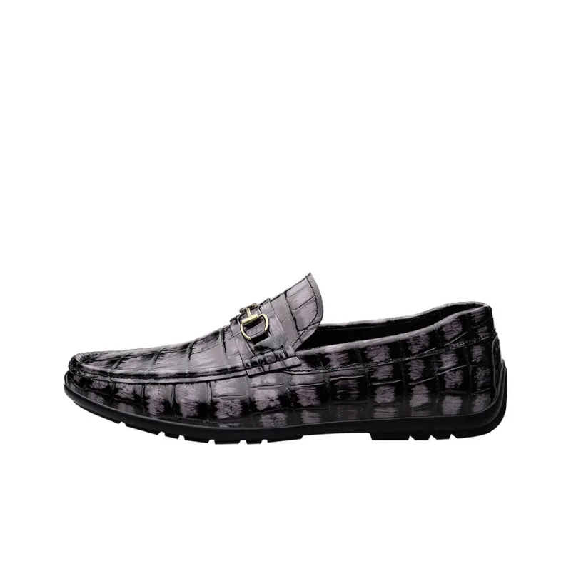 CKVUSAMG Gommino Loafers Unisex Orange Red-0