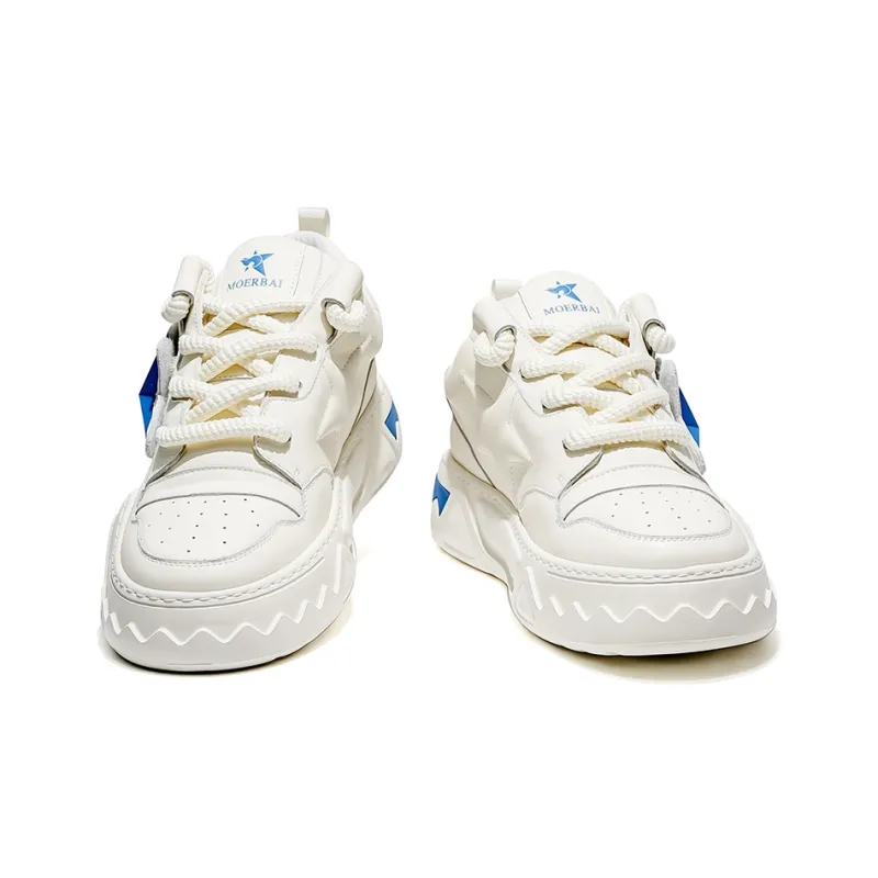 MOERBAI Skateboard Shoes Unisex Low Top White Black/White Yellow/White Blue/Gray-14