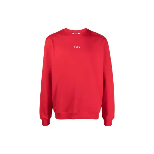 MSGM Sweatshirts Men Red