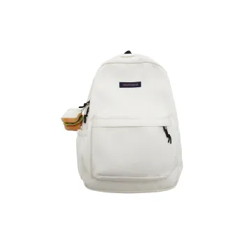 Deli Bear Nylon Backpack Large Size Unisex Ecru/Gray/Black/Khaki