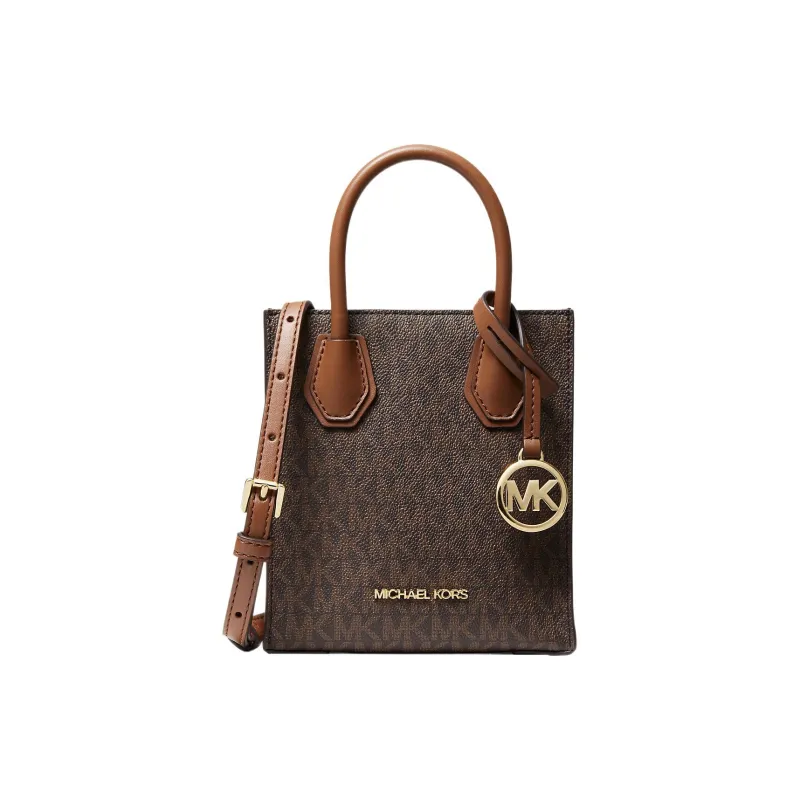 MICHAEL KORS Mercer Extra Small Logo And Leather Crossbody Bag-1