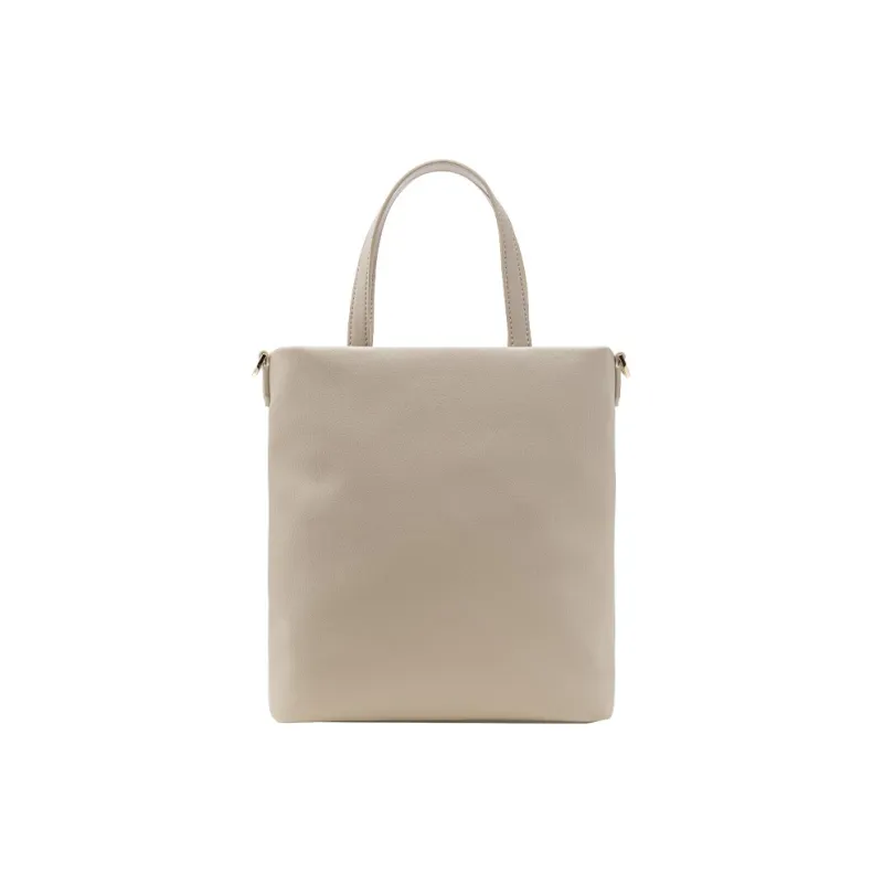 VANESSA HOGAN Cow Leather Tote Bag Shopping Bag Shoulder Bag Handbag Regular Women's Purple/Apricot-7