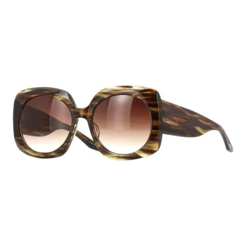 BARTON PERREIRA Acetate Irregular Shape Sunglasses Women's Tortoiseshell