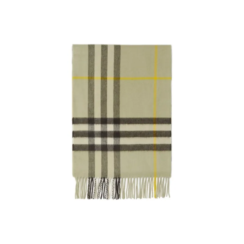 Burberry Checked Cashmere Scarf-1