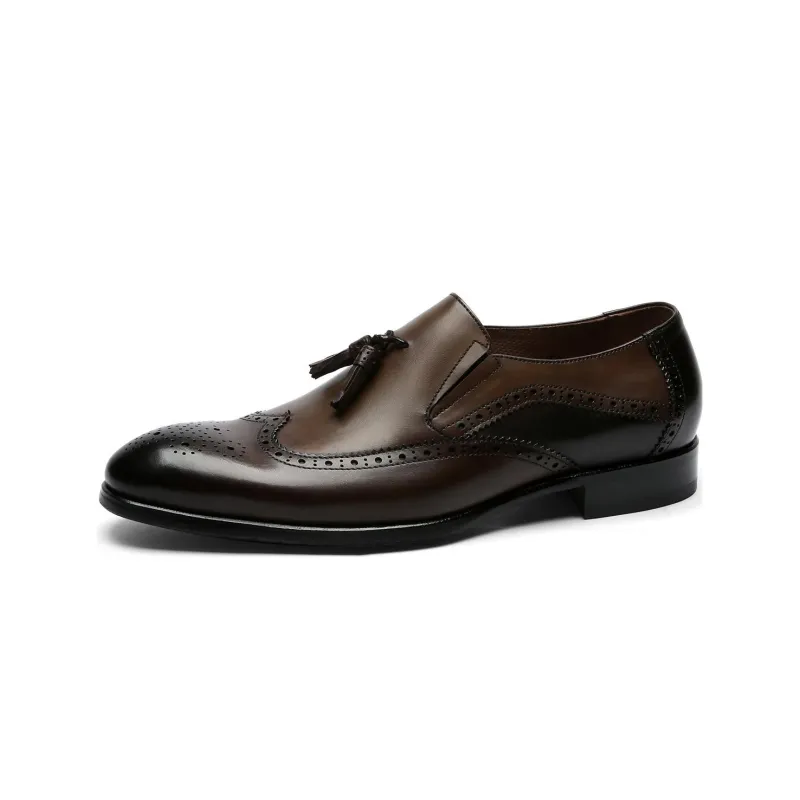 CROWN Loafers Men Dark Brown-1