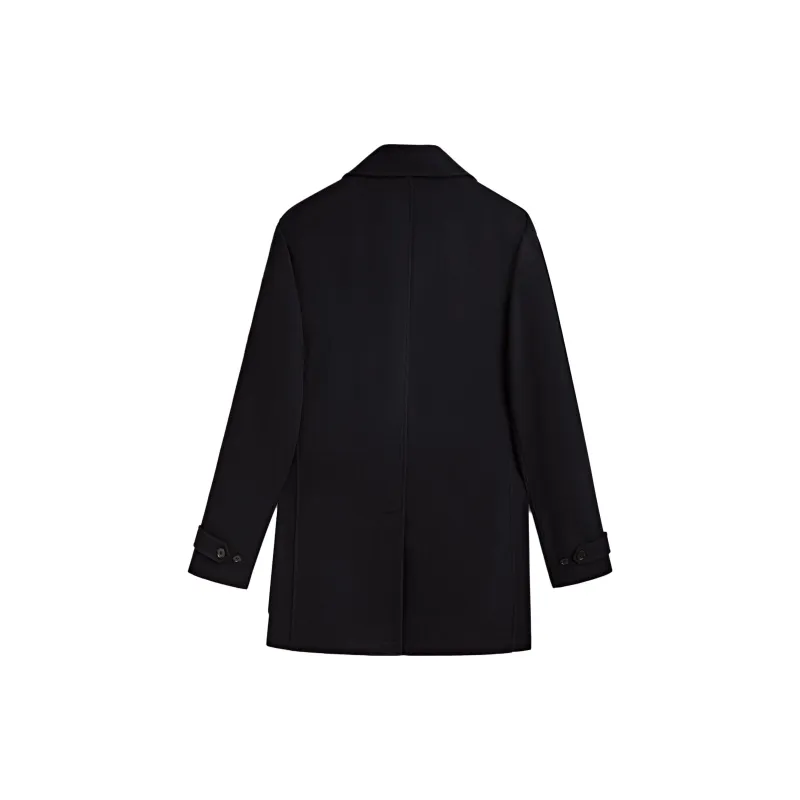 Massimo Dutti Coats Men Navy Blue-1