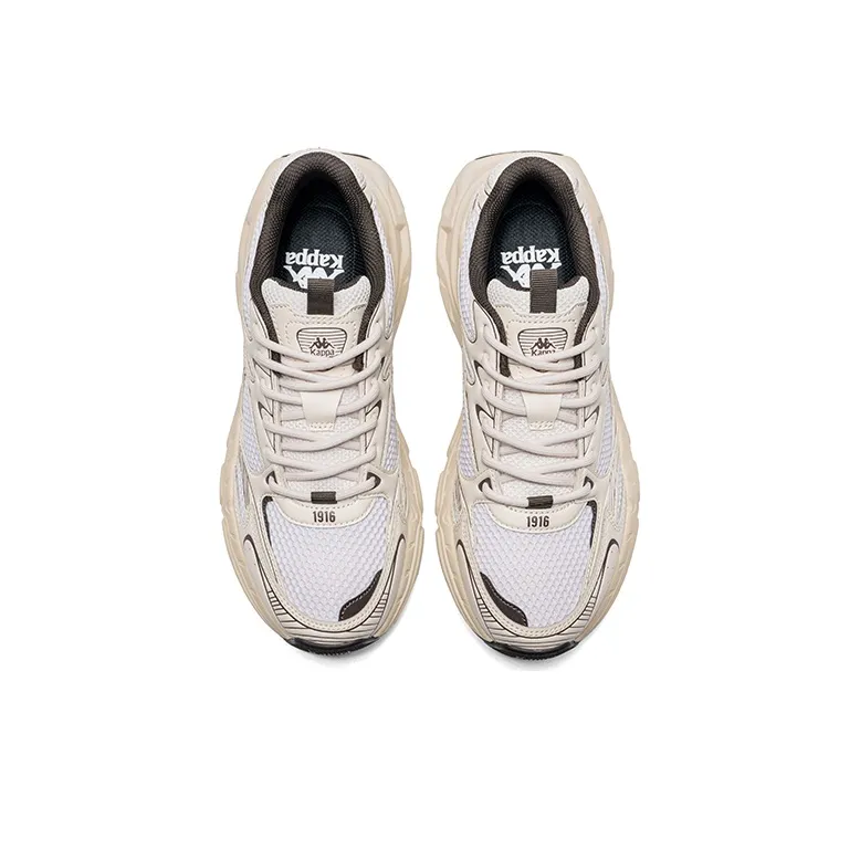 Kappa Hydrogen Track Low Top Running Shoes Unisex Beige-3