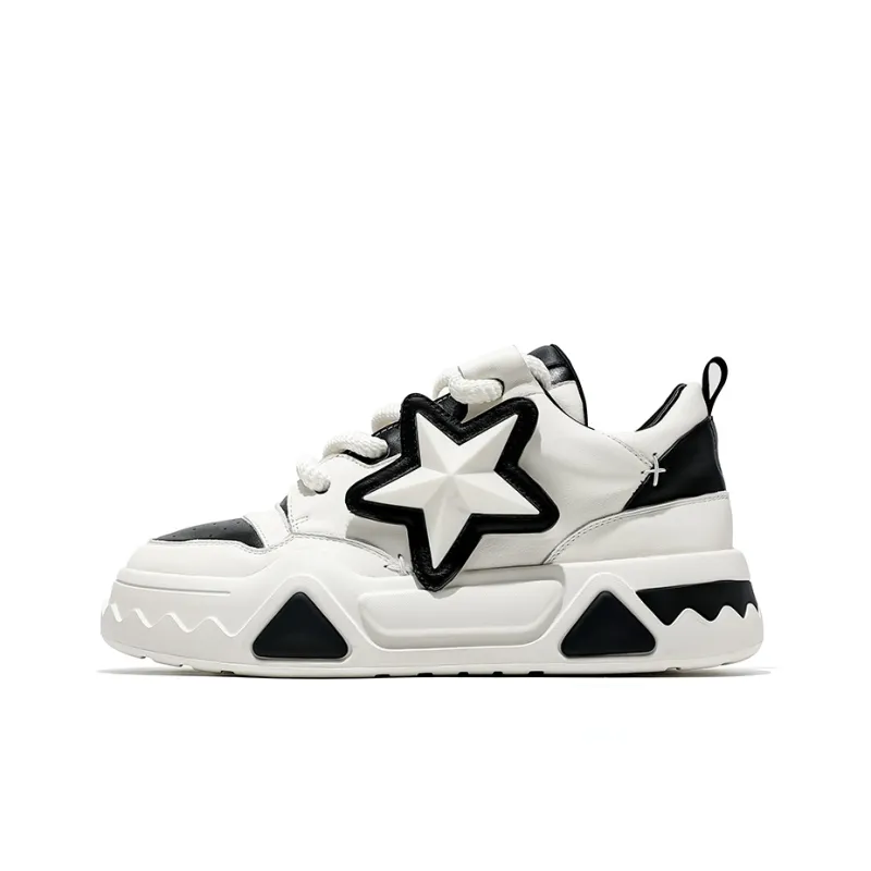 MOERBAI Skateboard Shoes Unisex Low Top White Black/White Yellow/White Blue/Gray-0