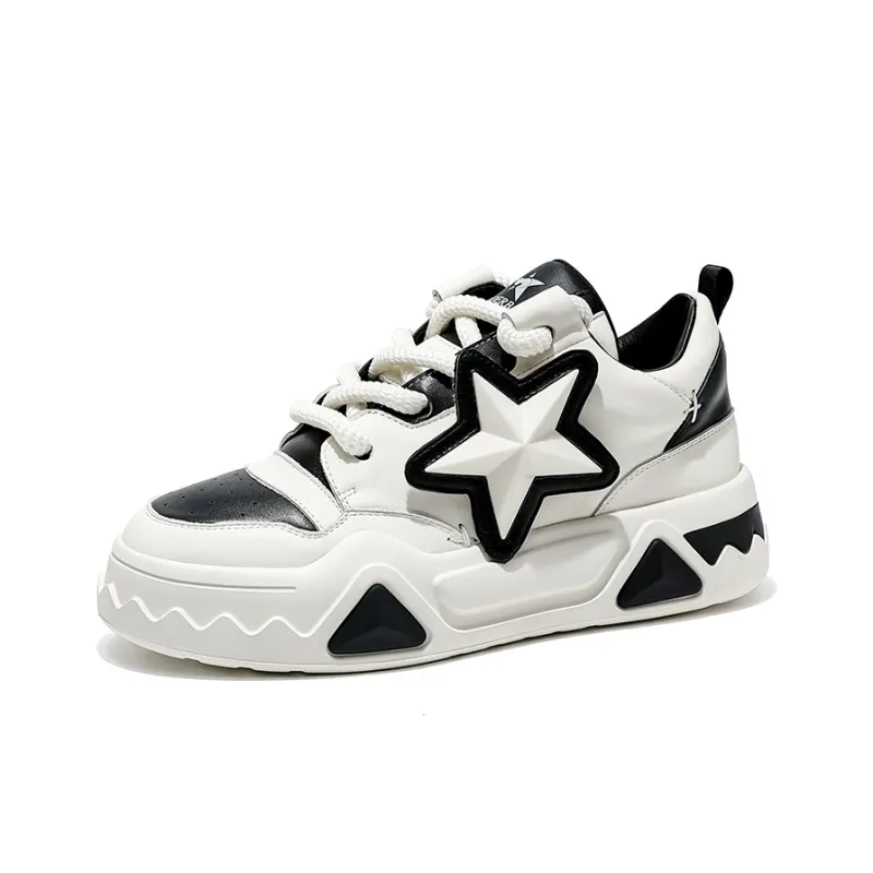 MOERBAI Skateboard Shoes Unisex Low Top White Black/White Yellow/White Blue/Gray-1