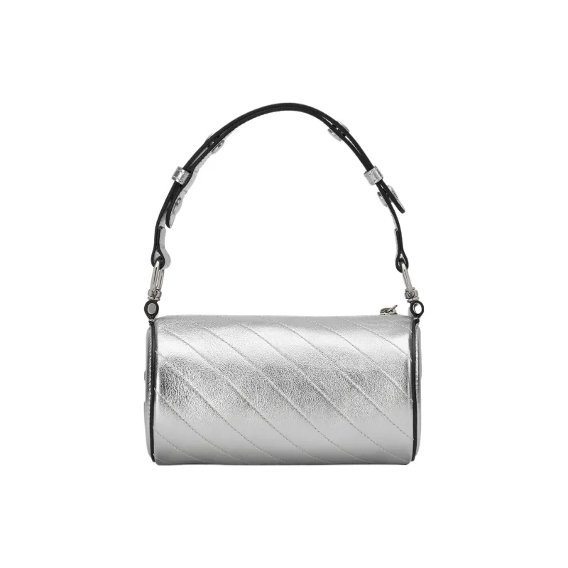 GUCCI Blondie Leather Pen Case Bag Handbag Shoulder Bag Women's Silver-4