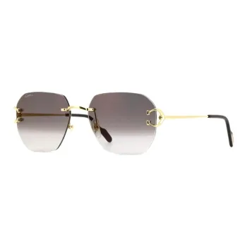 Cartier Geometric Frame Sunglasses
