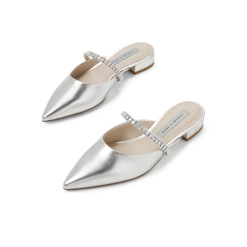CHARLES&KEITH Closed Toe Slippers 2.1cm Women's-2