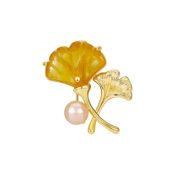 JAY 14K Gold-Plated Brooches Women's