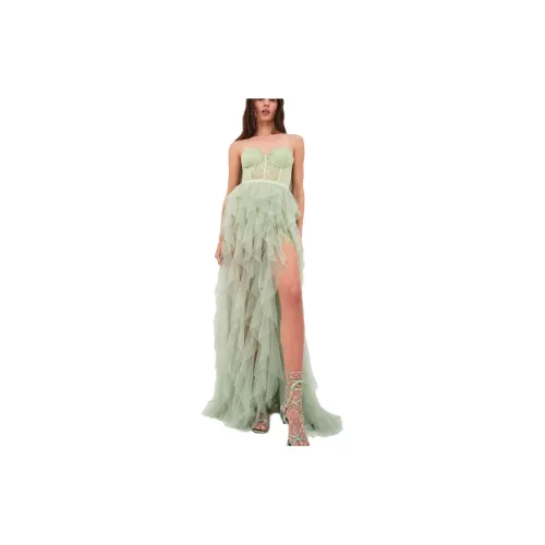 FOR LOVE & LEMONS Sleeveless Dresses Women's Green