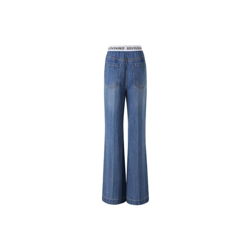 III VIVINIKO Jeans Women's Medium Blue-1