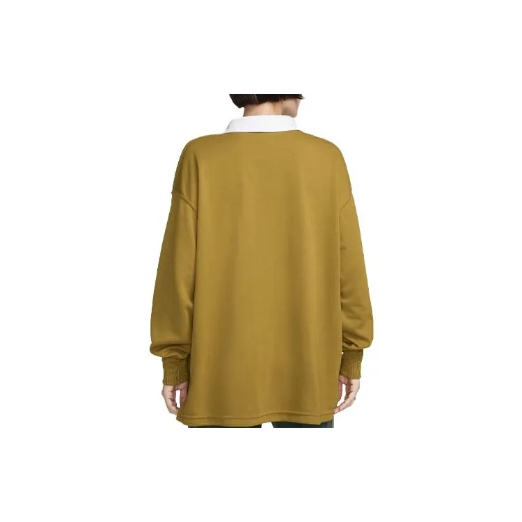 Nike Polo Shirts Women's Earth Yellow-1