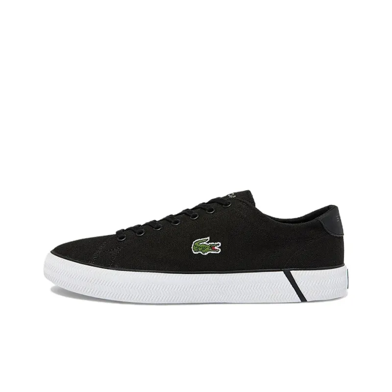 LACOSTE Skateboard Shoes Men Low Top Black-0