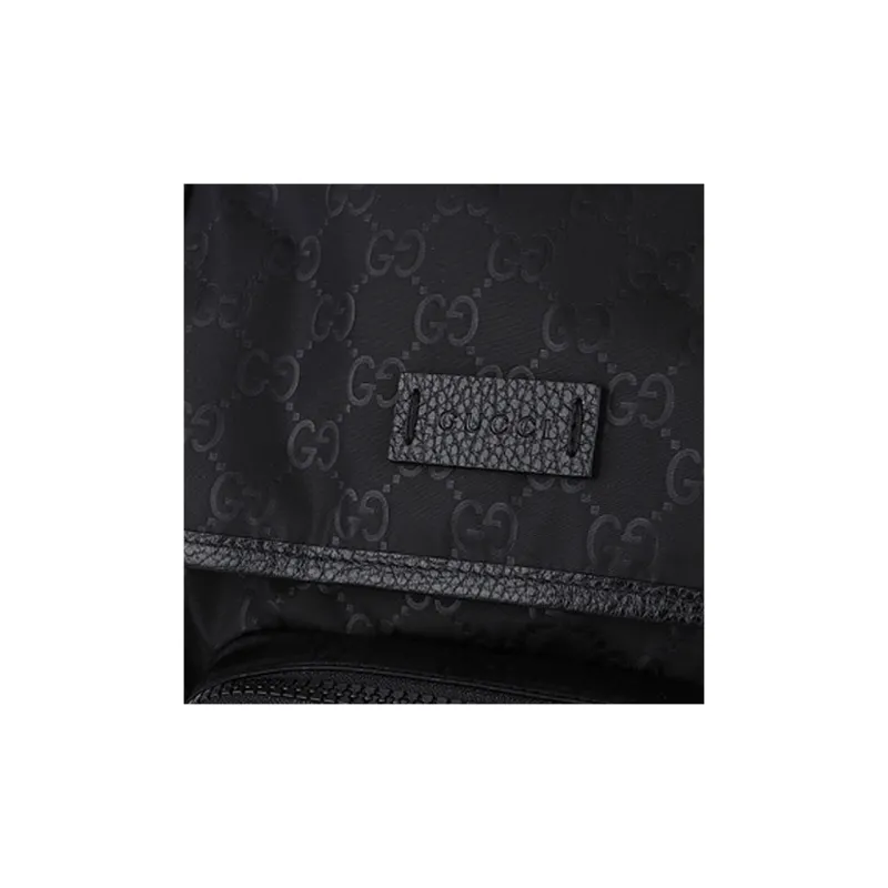 GUCCI Travel Nylon Backpack Large Black-3