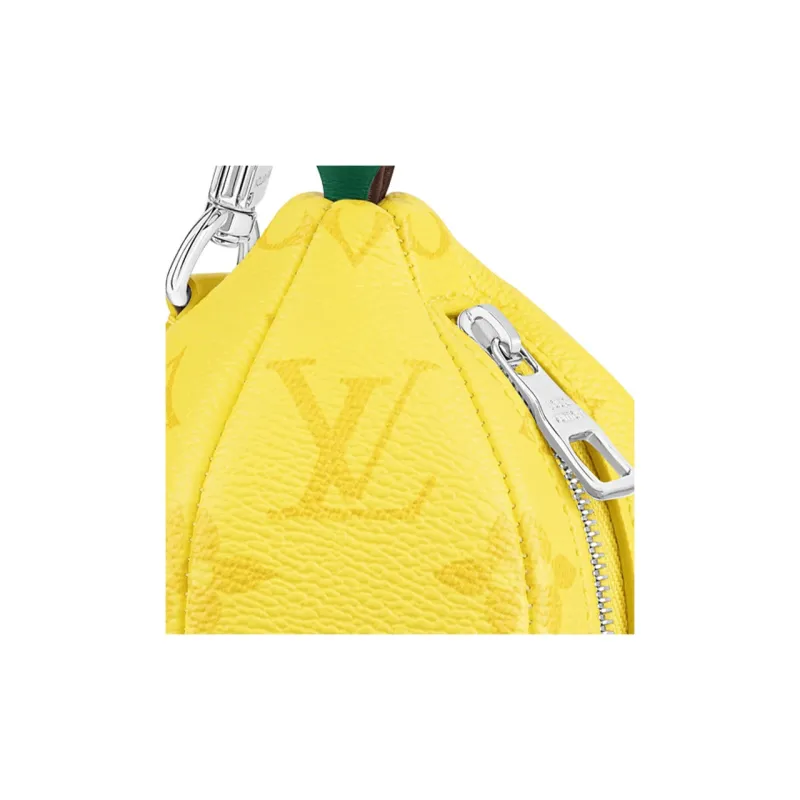 LOUIS VUITTON Lemon Pouch Yellow-4