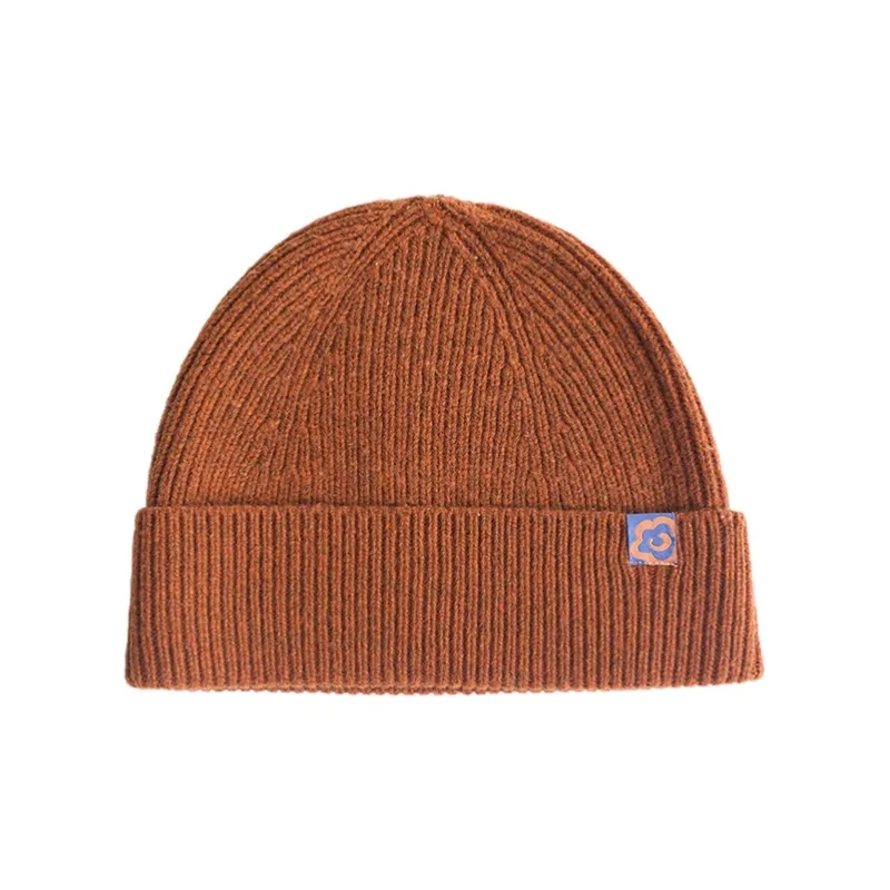 LOST PATTERN 80% Wool 20% Recycled Nylon Beanies Women's Mustard Green-3