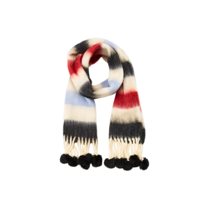 MUYKUY Knit Scarves Unisex-1