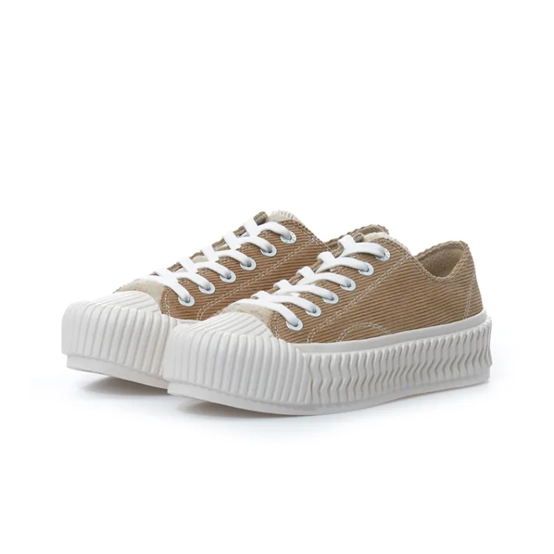 Excelsior Canvas Shoes Unisex Low Top Dijon Yellow-1