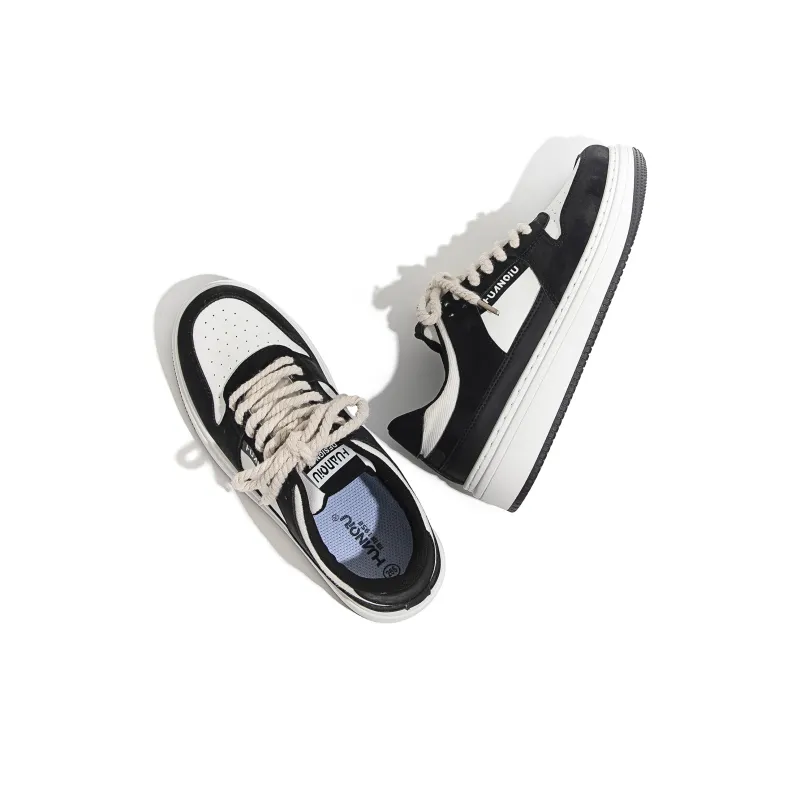 HUANQIU Year Of The Snake Limited Edition, Air Force 1 Low Top Skateboard Shoes Men's White Black-5