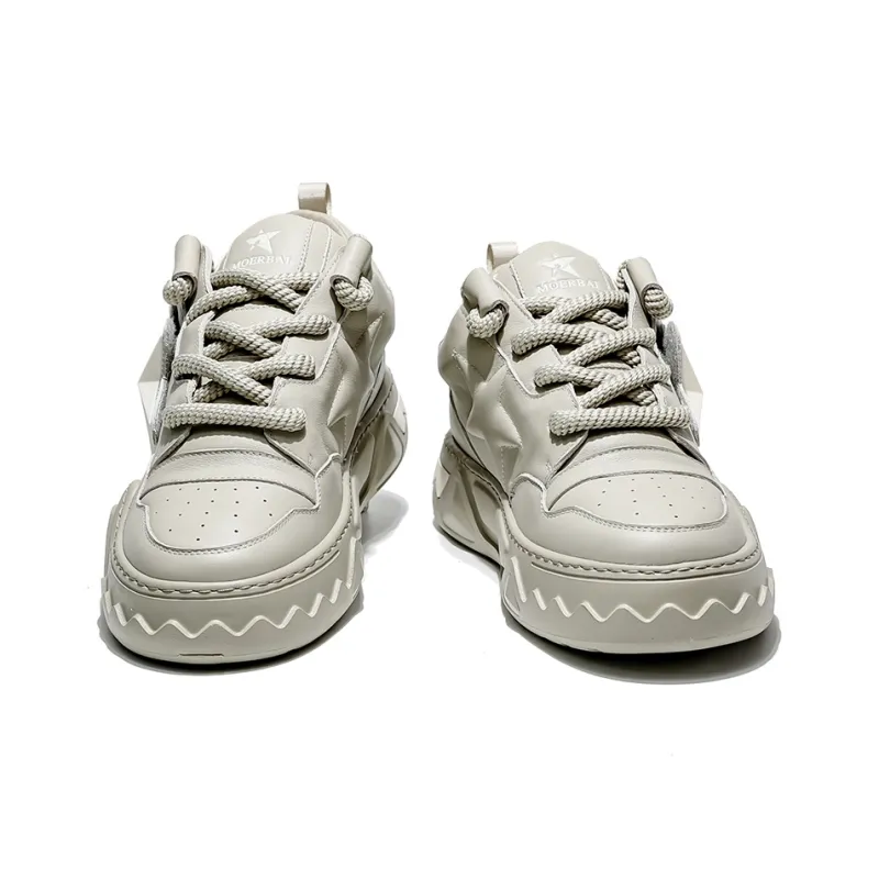MOERBAI Skateboard Shoes Unisex Low Top White Black/White Yellow/White Blue/Gray-20