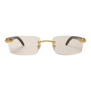 Cartier Rimless Rectangular Frame Glasses