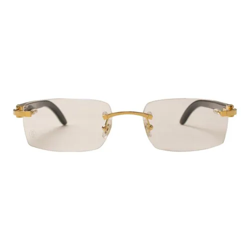 Cartier Rimless Rectangular Frame Glasses