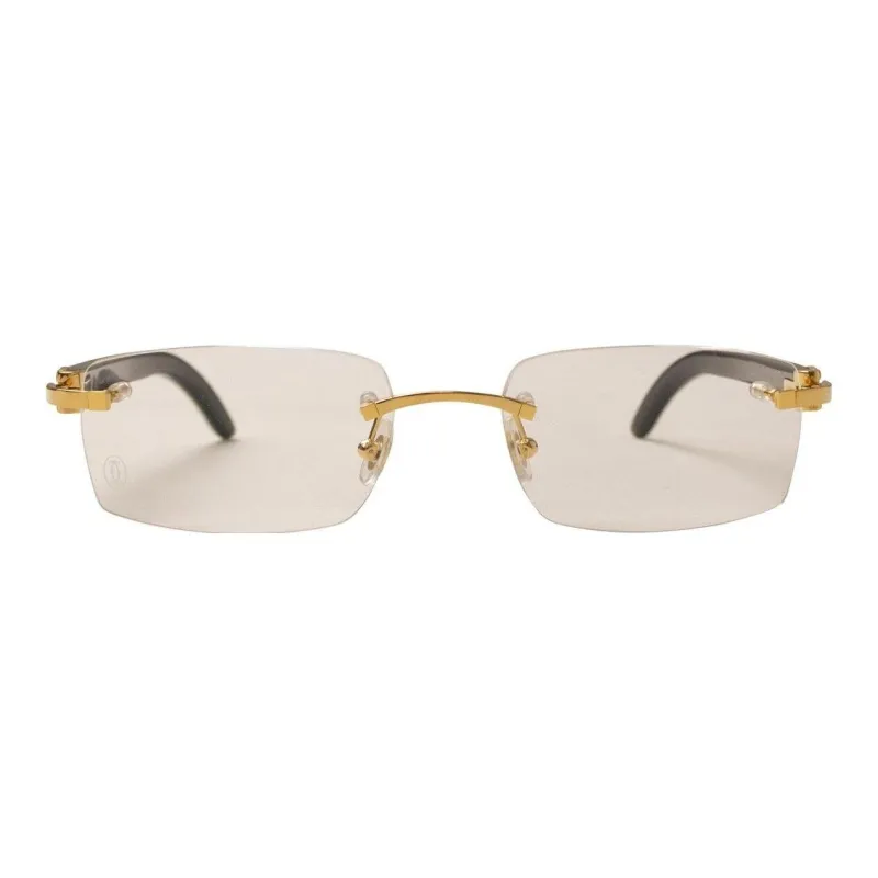 Cartier Rimless Rectangular Frame Glasses-0
