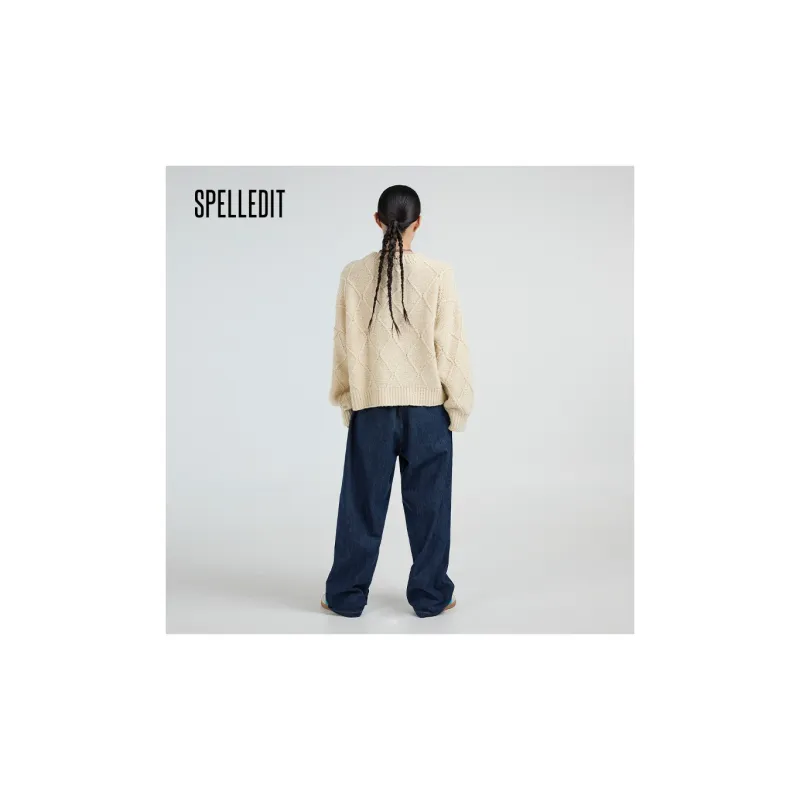 Spelledit Sweaters Women's Ivory-1