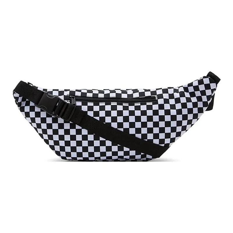 Vans Polyester One Shoulder Crossbody Bag Sling Bag Fanny Pack Regular Unisex Black & White-3