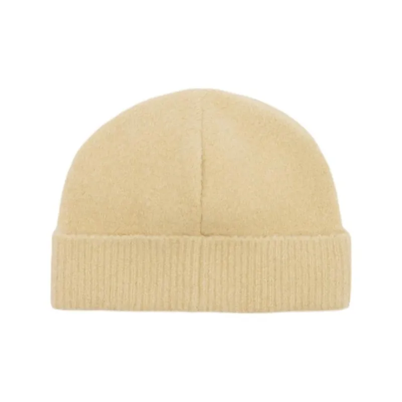 AMIPARIS Logo appliqué Ribbed Beanie-1
