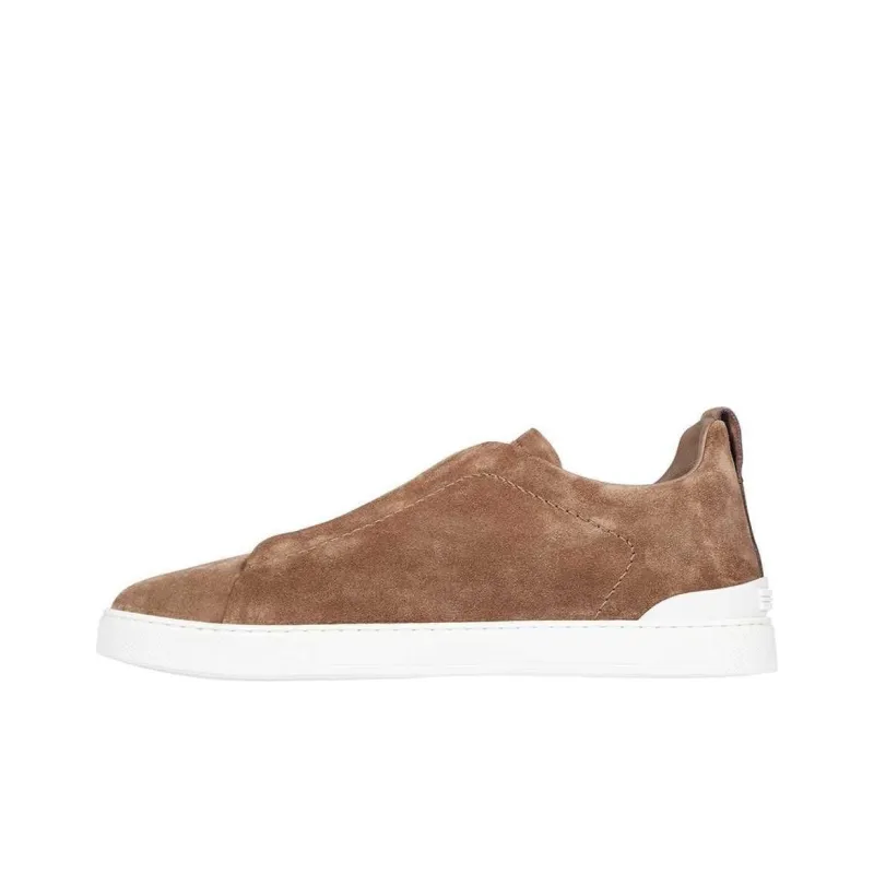 Zegna Suede Low-top Sneakers-0