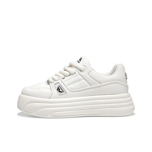 KOLUMB Skateboard Shoes Men Low-Top White