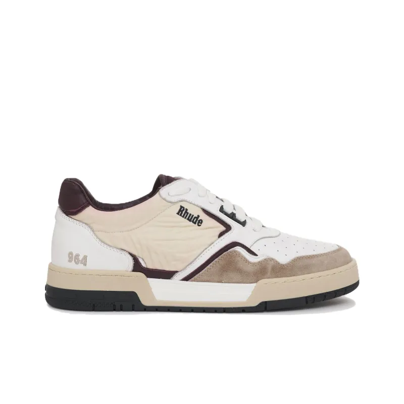 RHUDE Low Top Skateboard Shoes Men's Brown-1