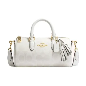 Coach Outlet Lacey Crossbody in Signature Canvas   White   One Size