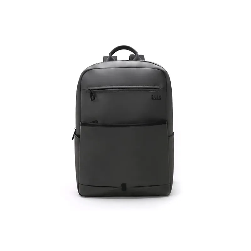 ELLE HOMME Fabric Laptop Backpack Unisex Gray Green-0